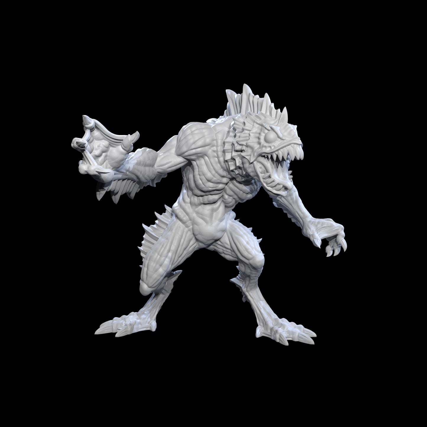 Deep One Miniature (2 Variations) - Adaevy Creations - 28mm / 32mm / 36mm