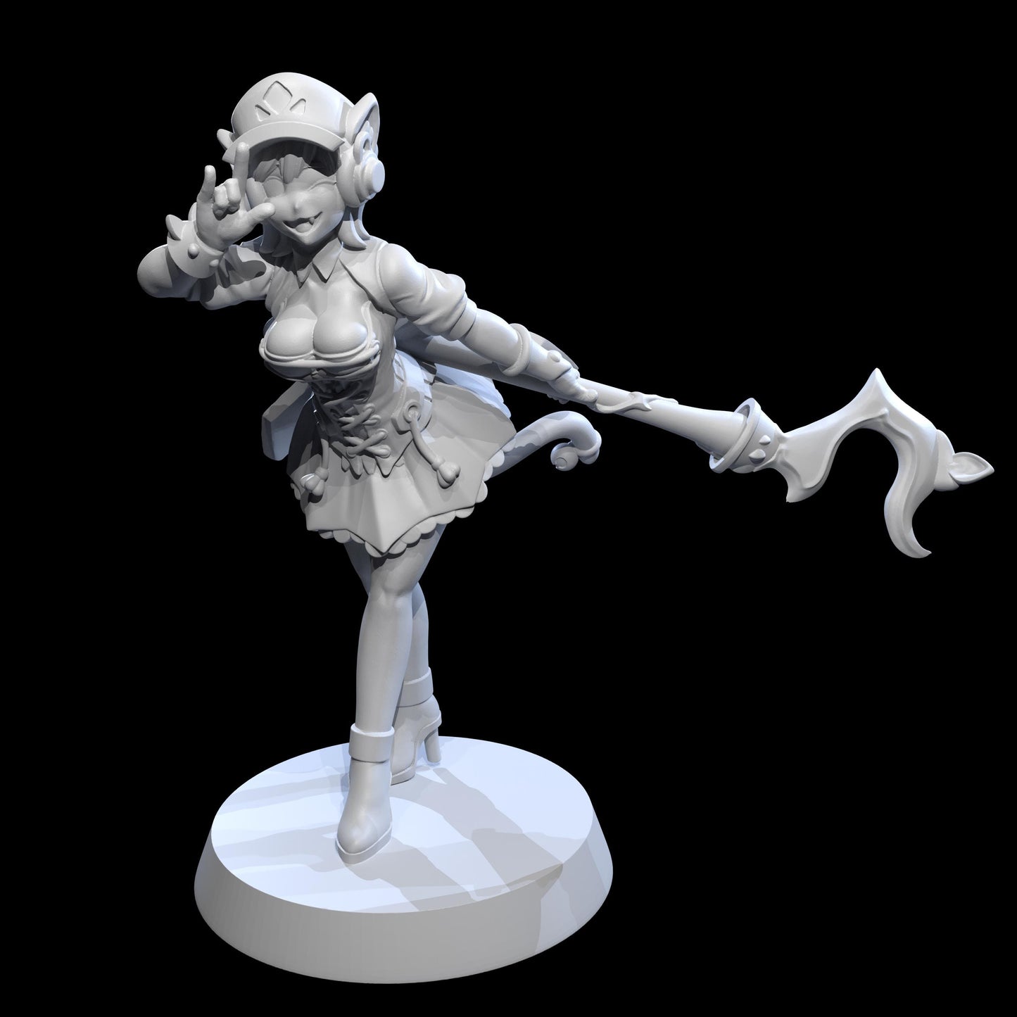 Spirit Leader Miniature (Standard & Beach Variations) - Juancho's Minis - 28mm / 32mm / 36mm / 75mm