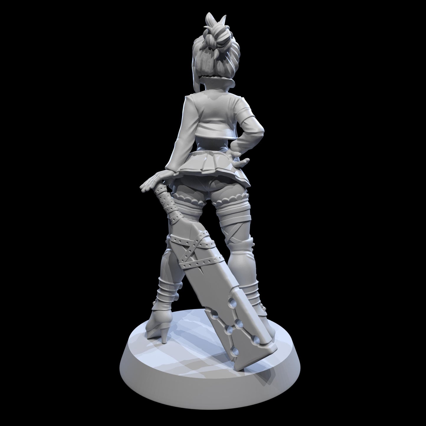 Discipline Matron Miniature (Standard, Totem, & Beach Variations) - Juancho's Minis - 28mm / 32mm / 36mm / 75mm