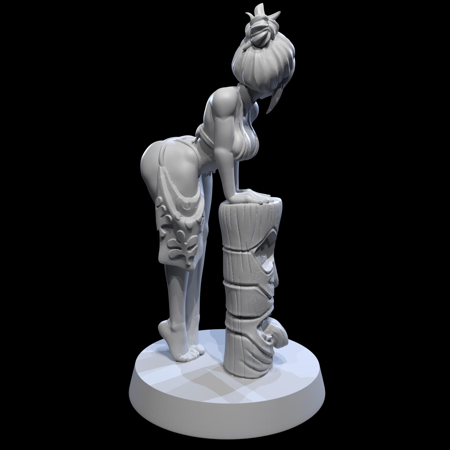 Discipline Matron Miniature (Standard, Totem, & Beach Variations) - Juancho's Minis - 28mm / 32mm / 36mm / 75mm