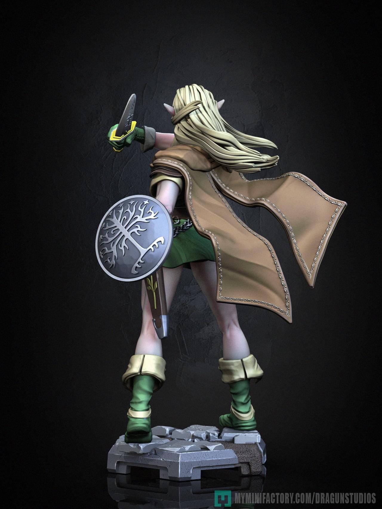 Lucia Miniature - DraGun Studios - 28mm / 32mm / 36mm / 75mm