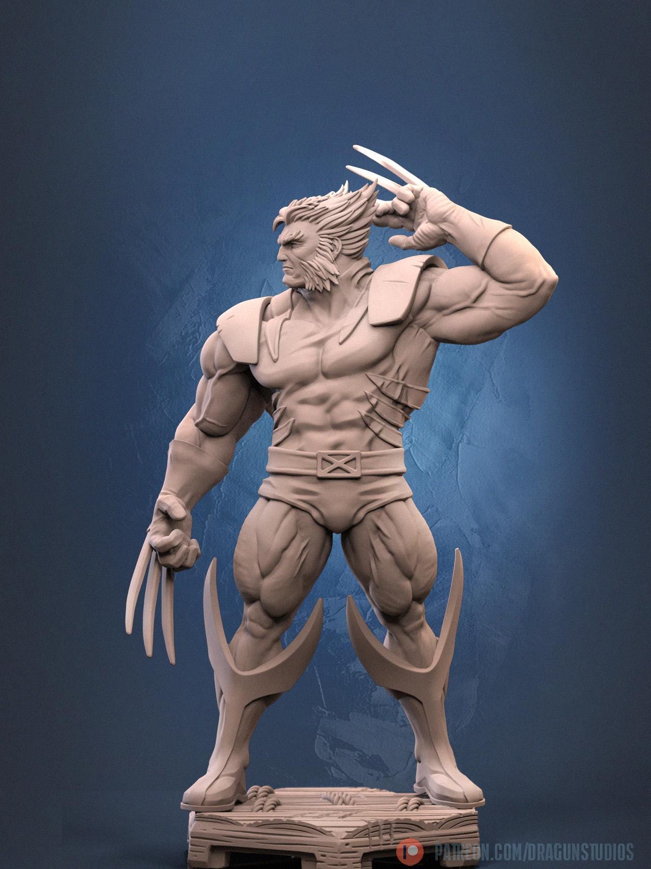 Berkserker Badger Miniature (2 Variations) - DraGun Studios - 28mm / 32mm / 36mm / 75mm