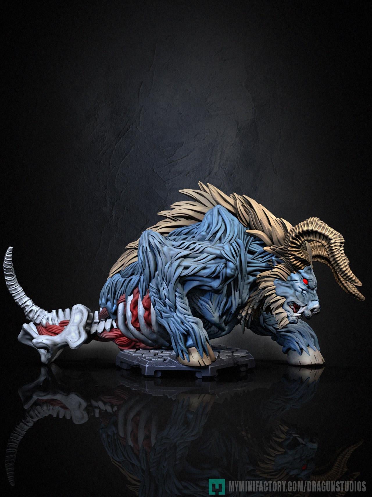 Behemoth Miniature - DraGun Studios - 73mm / 169mm
