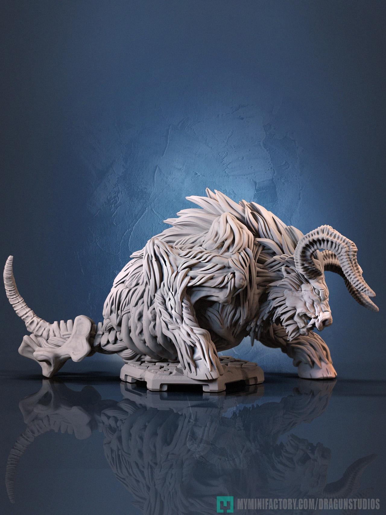 Behemoth Miniature - DraGun Studios - 73mm / 169mm