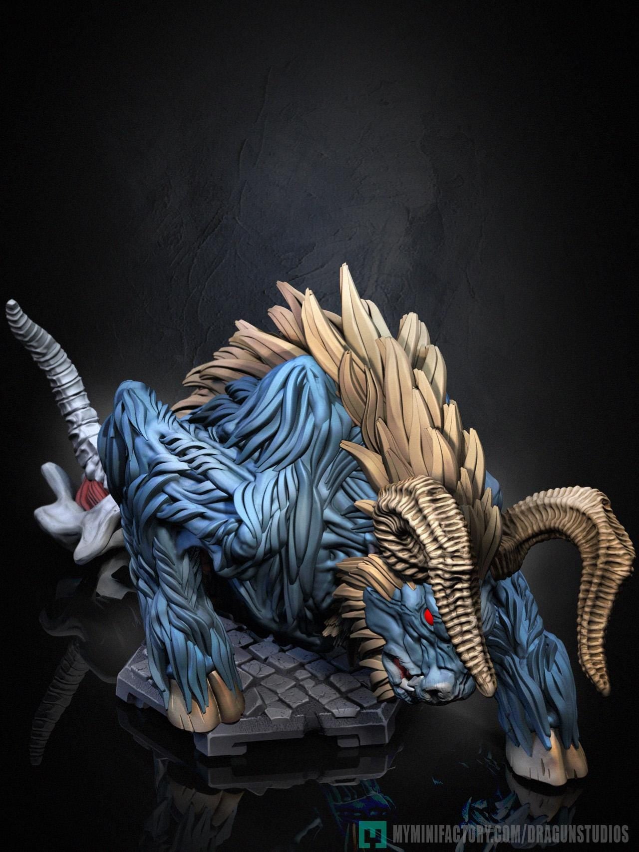 Behemoth Miniature - DraGun Studios - 73mm / 169mm