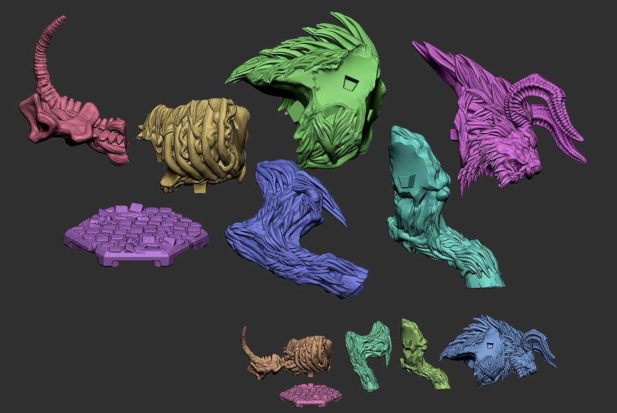 Behemoth Miniature - DraGun Studios - 73mm / 169mm