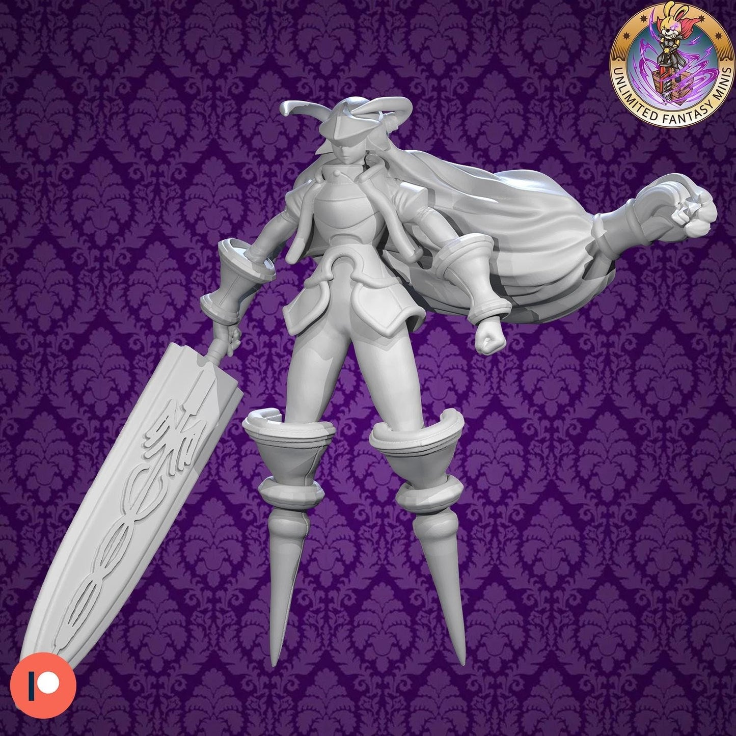 Guardian Spirit Miniature - Unlimited Fantasy Minis - 28mm / 32mm / 36mm