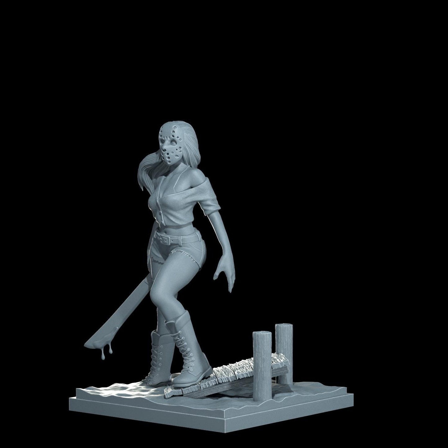 Summertime Slasher Miniature (Standard & NSFW Variations) - Cosmondo - 28mm / 32mm / 36mm / 75mm / 120mm