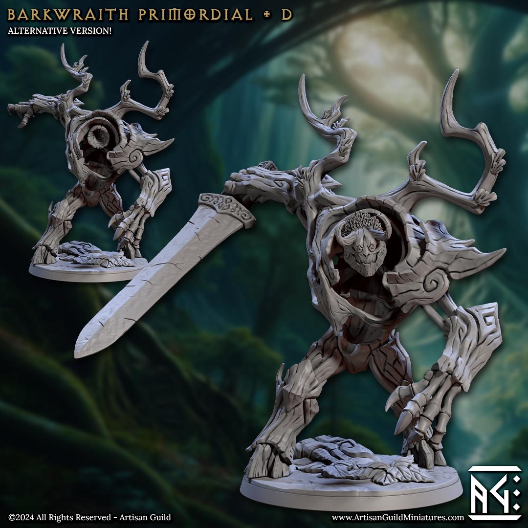 Barkwraith Primordial Miniature (4 Variations) - Artisan Guild - 28mm / 32mm / 36mm