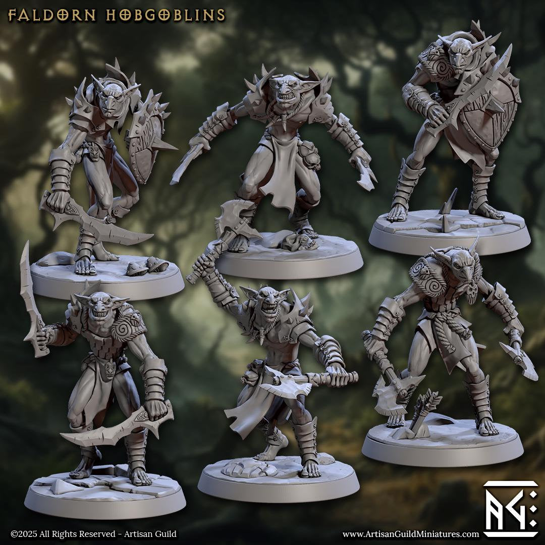 Faldorn Hobgoblin Miniature (6 Variations) - Artisan Guild - 28mm / 32mm / 36mm