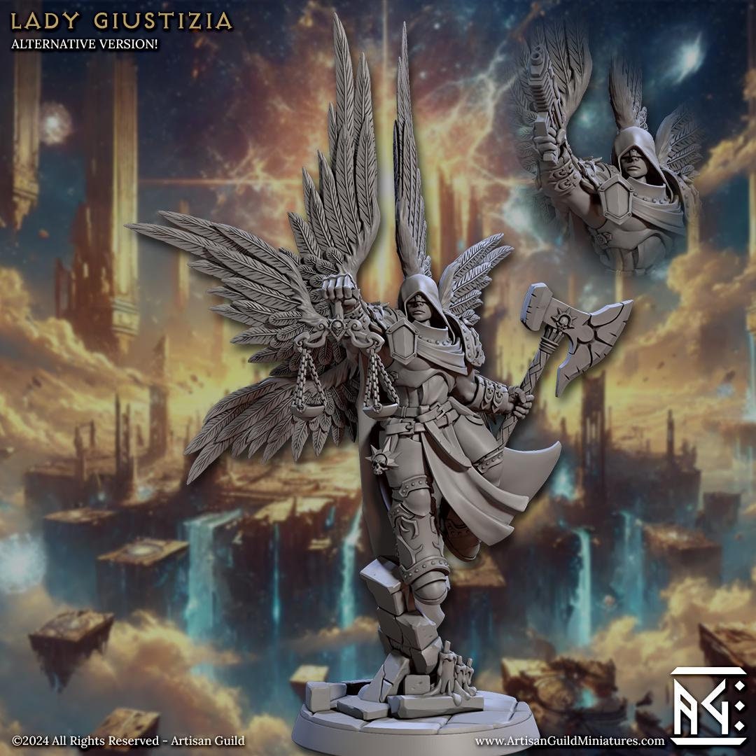 Lady Giustizia Miniature - Artisan Guild - 28mm / 32mm / 36mm