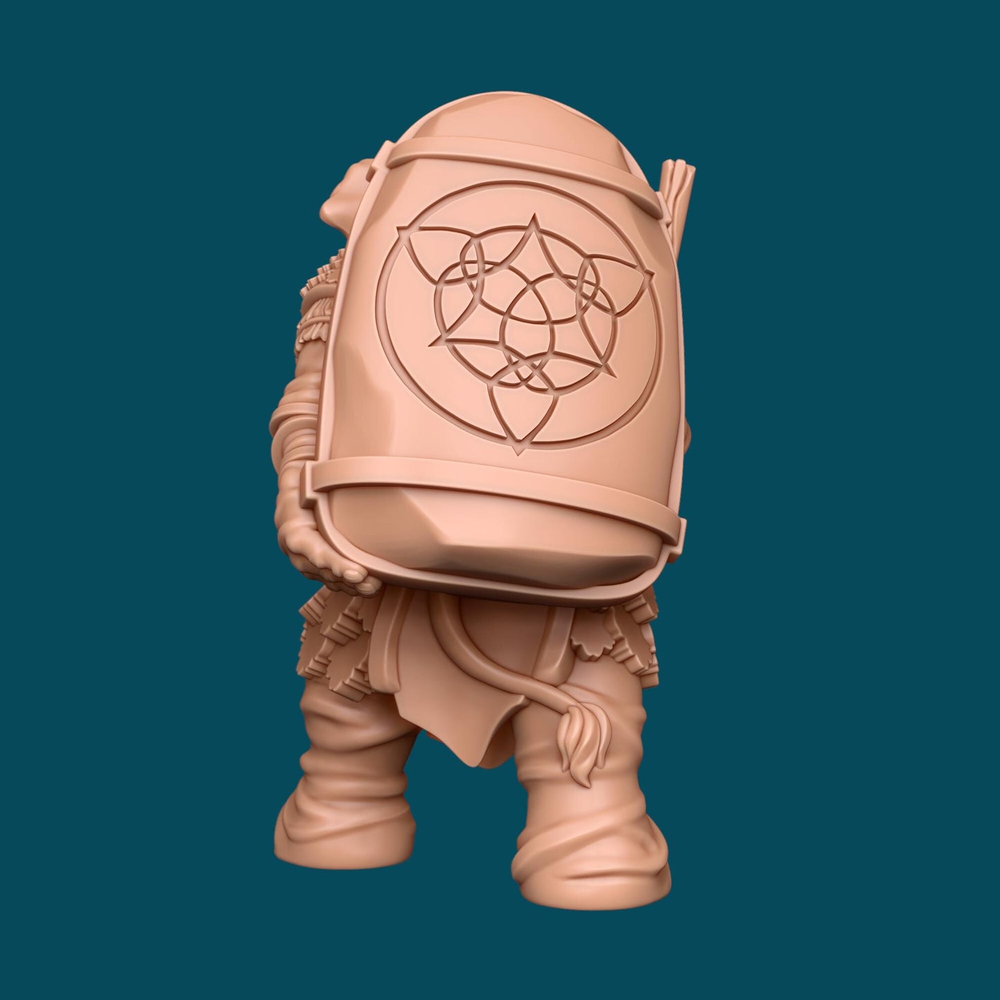 Seran, Loxodon Druid Miniature - Awkward Penguin’s Minis - 28mm / 32mm / 36mm