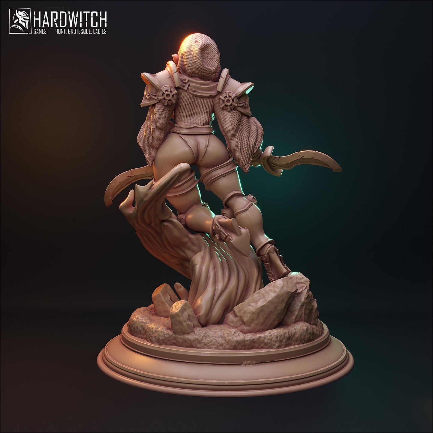 Elven Assassins Miniature (6 Variations) - HardWitch Games - 28mm / 32mm / 36mm