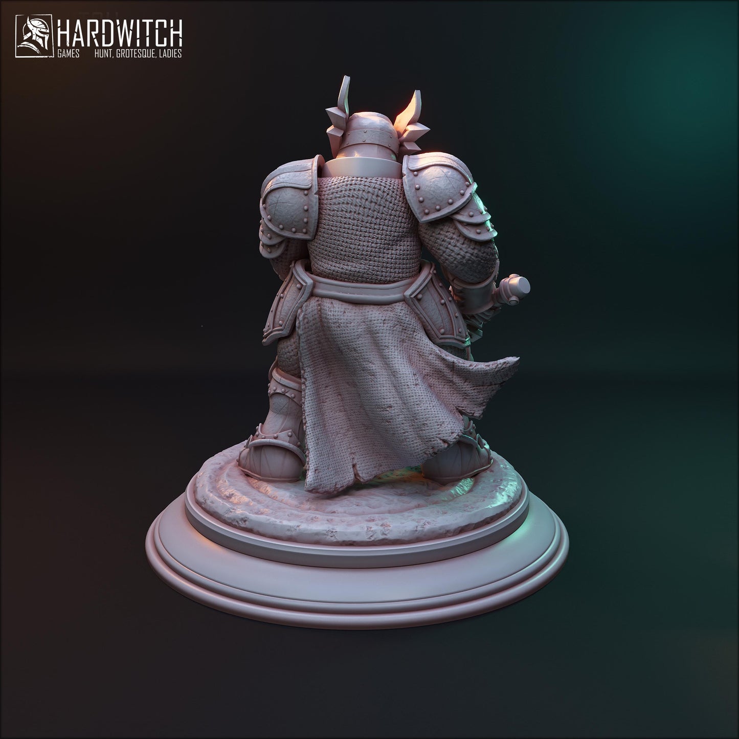 Knights of the Core of Silence Miniature (3 Variations) - HardWitch Games - 28mm / 32mm / 36mm