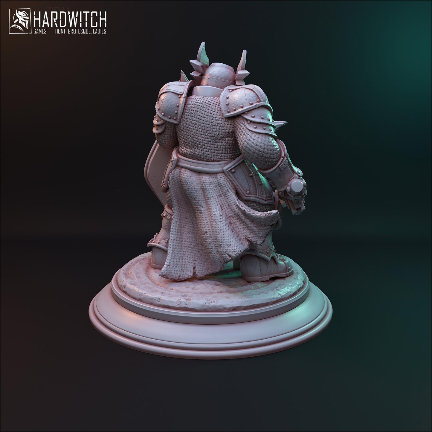 Knights of the Core of Silence Miniature (3 Variations) - HardWitch Games - 28mm / 32mm / 36mm