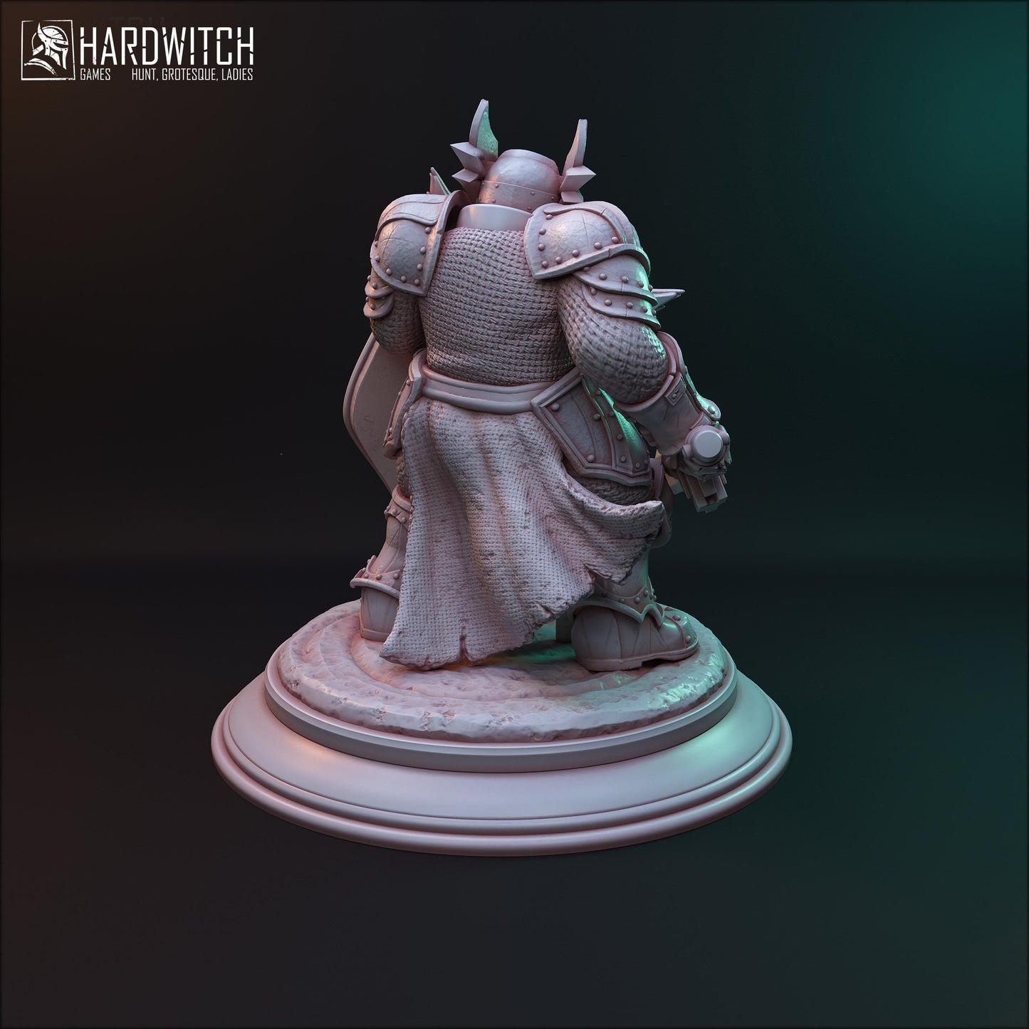 Knights of the Core of Silence Miniature (3 Variations) - HardWitch Games - 28mm / 32mm / 36mm