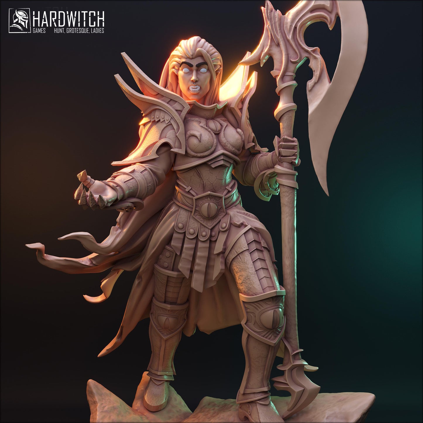 Aganar Mildt Miniature - HardWitch Games - 28mm / 32mm / 36mm / 75mm