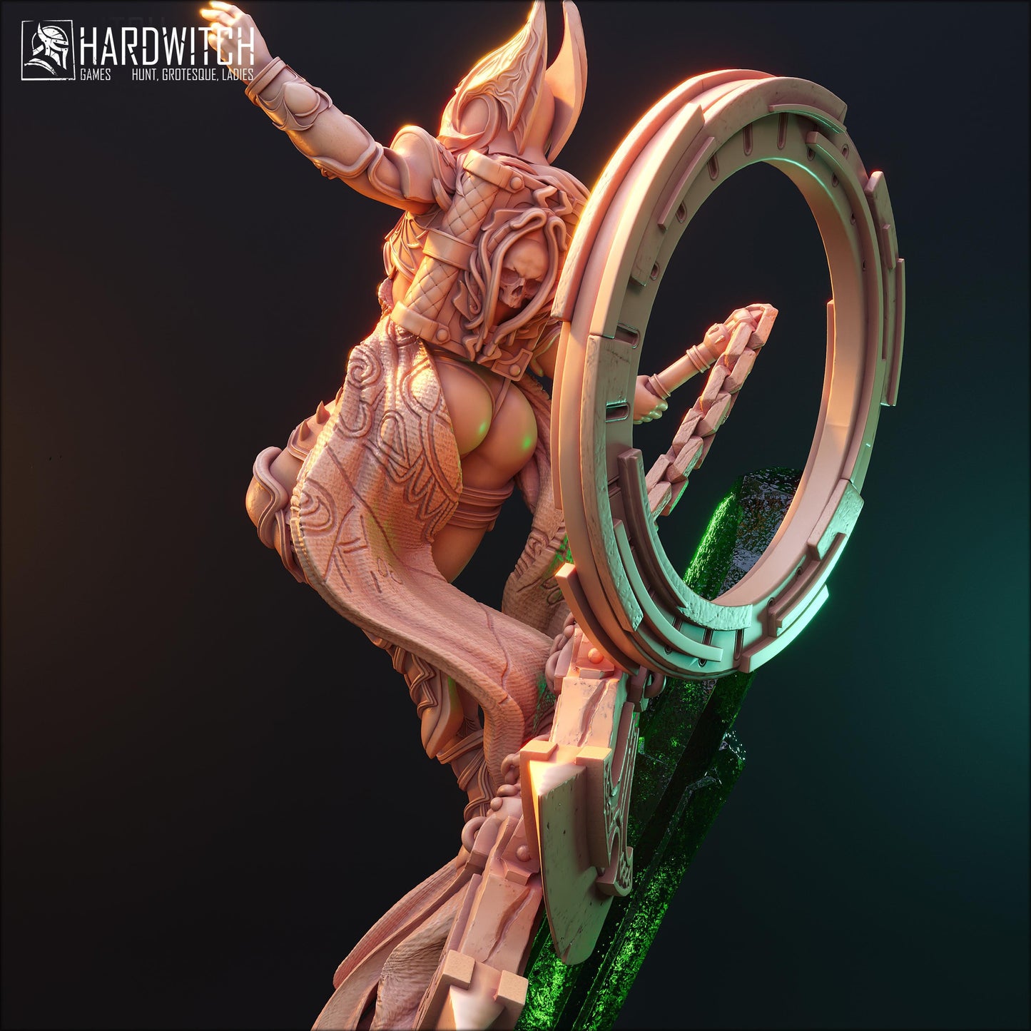 Freya Alexander Miniature (Standard & NSFW Variations) - HardWitch Games - 28mm / 32mm / 36mm / 75mm / 100mm