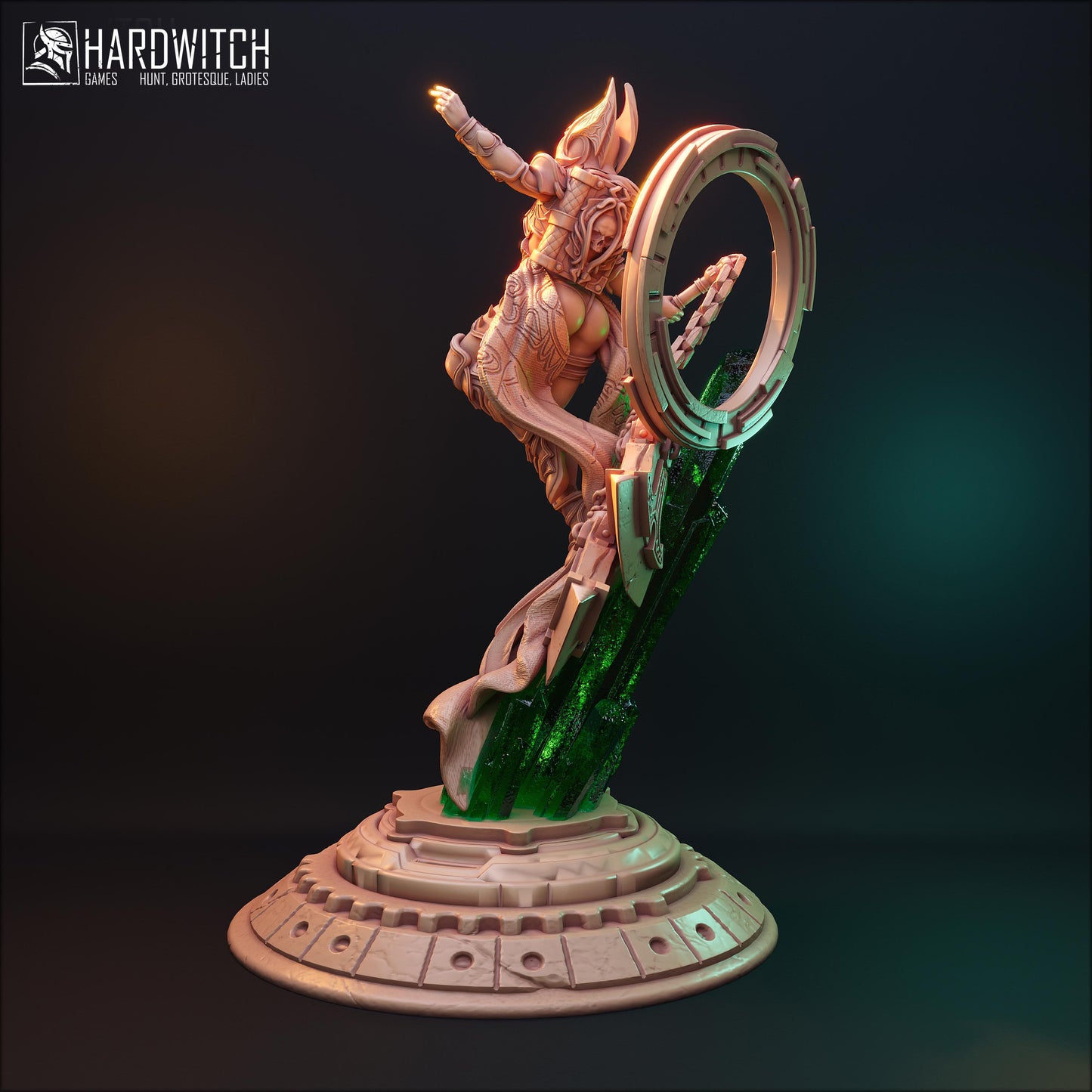 Freya Alexander Miniature (Standard & NSFW Variations) - HardWitch Games - 28mm / 32mm / 36mm / 75mm / 100mm