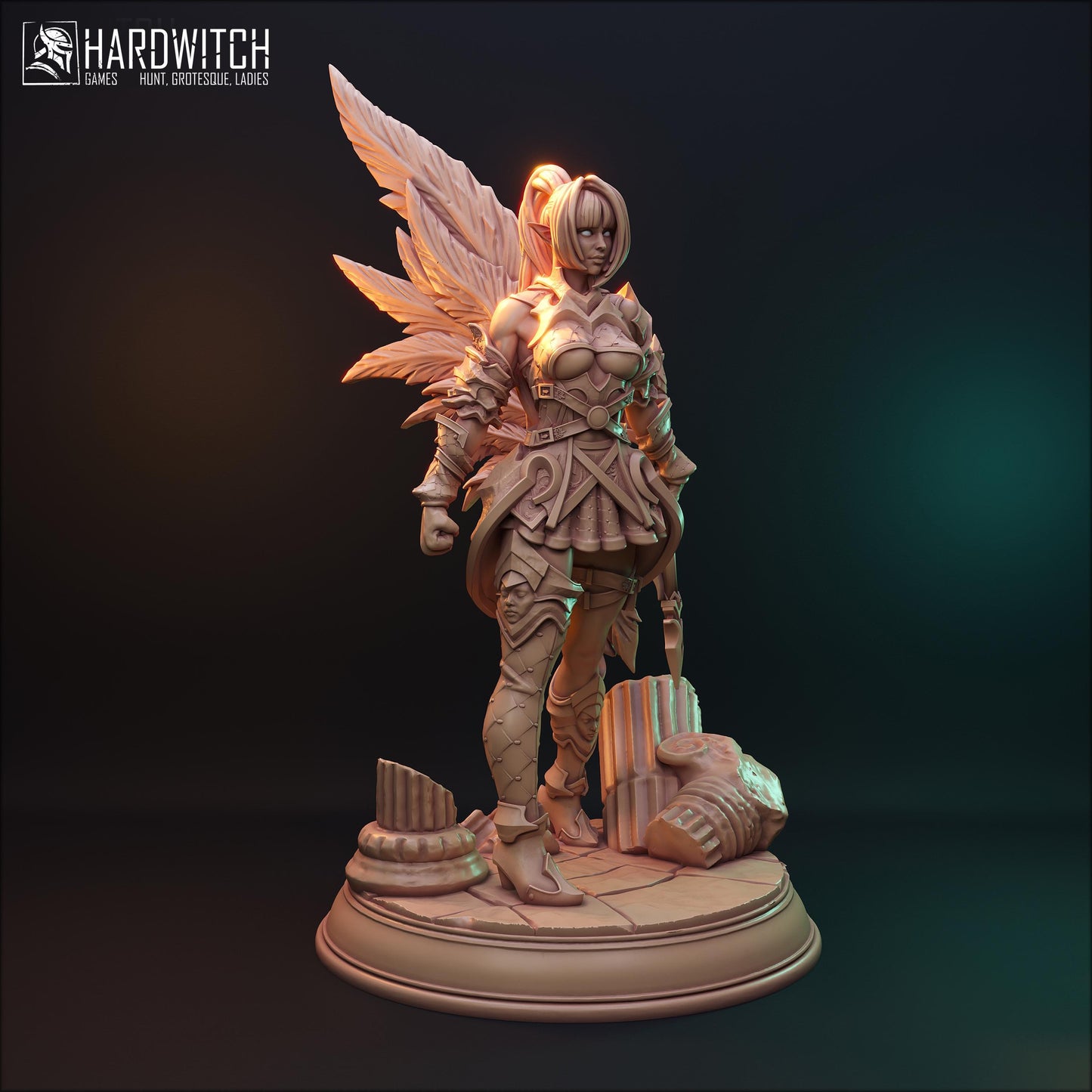 Matia Kaba Miniature (Standard & NSFW Variations) - HardWitch Games - 28mm / 32mm / 36mm / 75mm