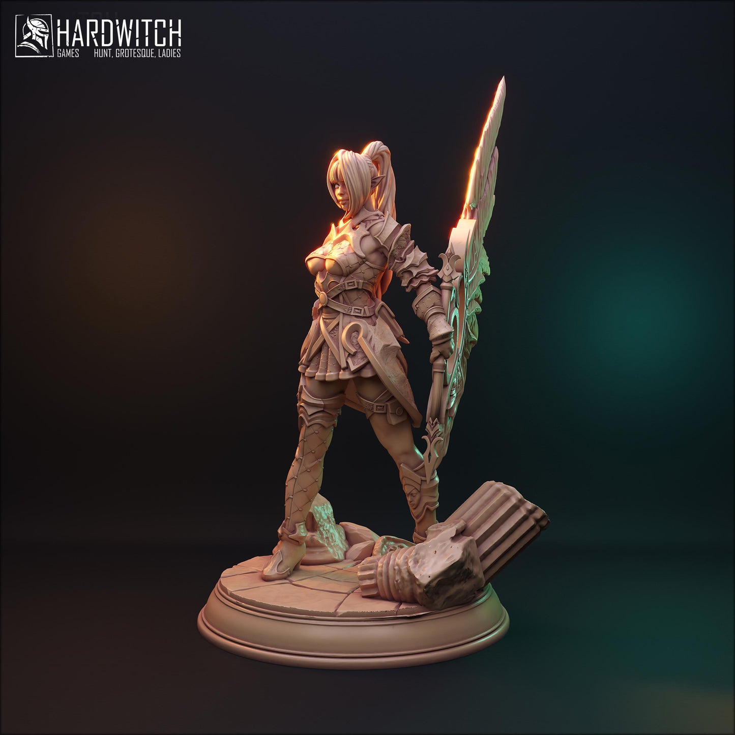 Matia Kaba Miniature (Standard & NSFW Variations) - HardWitch Games - 28mm / 32mm / 36mm / 75mm