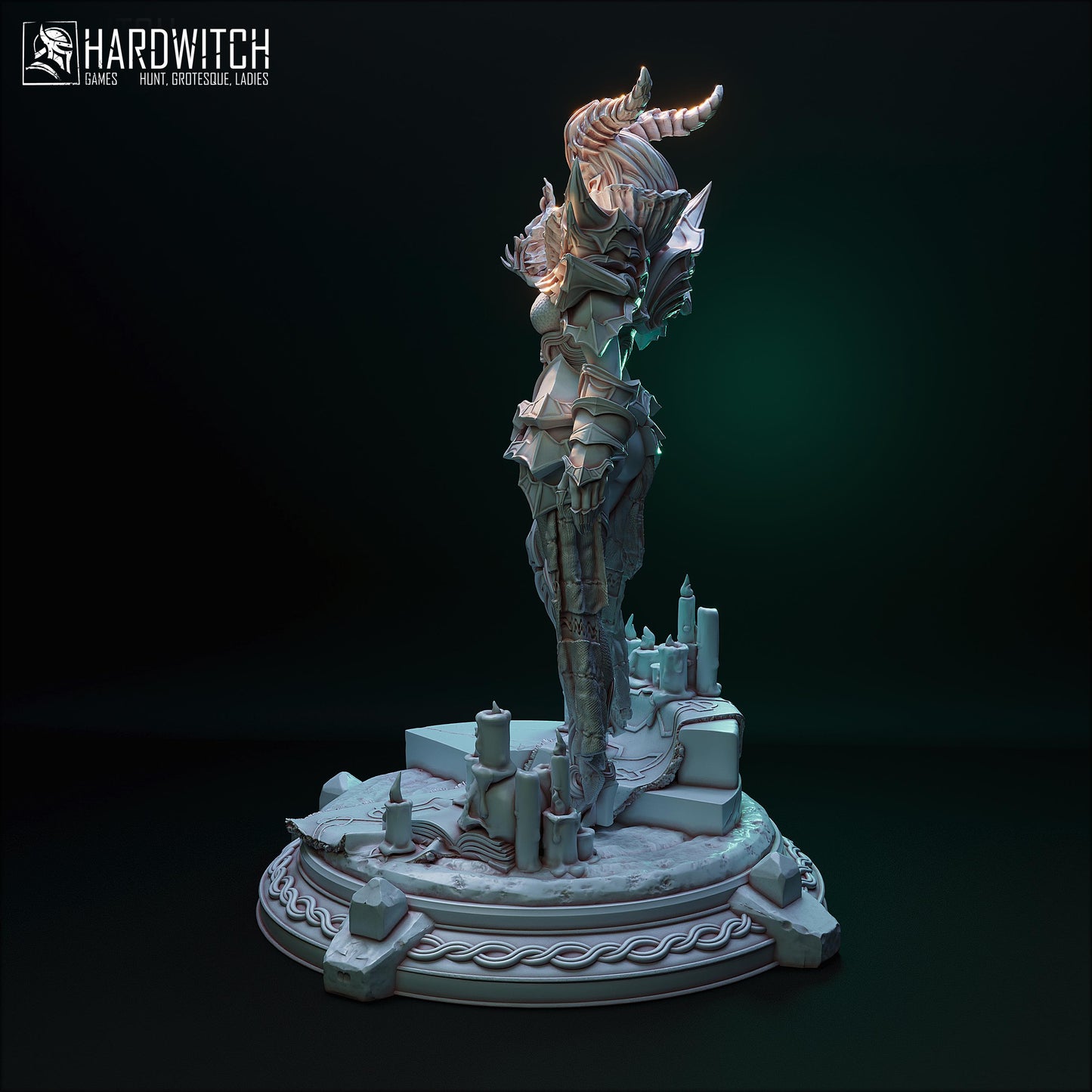 Sardora Vanhim Miniature (Standard & NSFW Variations) - HardWitch Games - 28mm / 32mm / 36mm / 75mm / 100mm