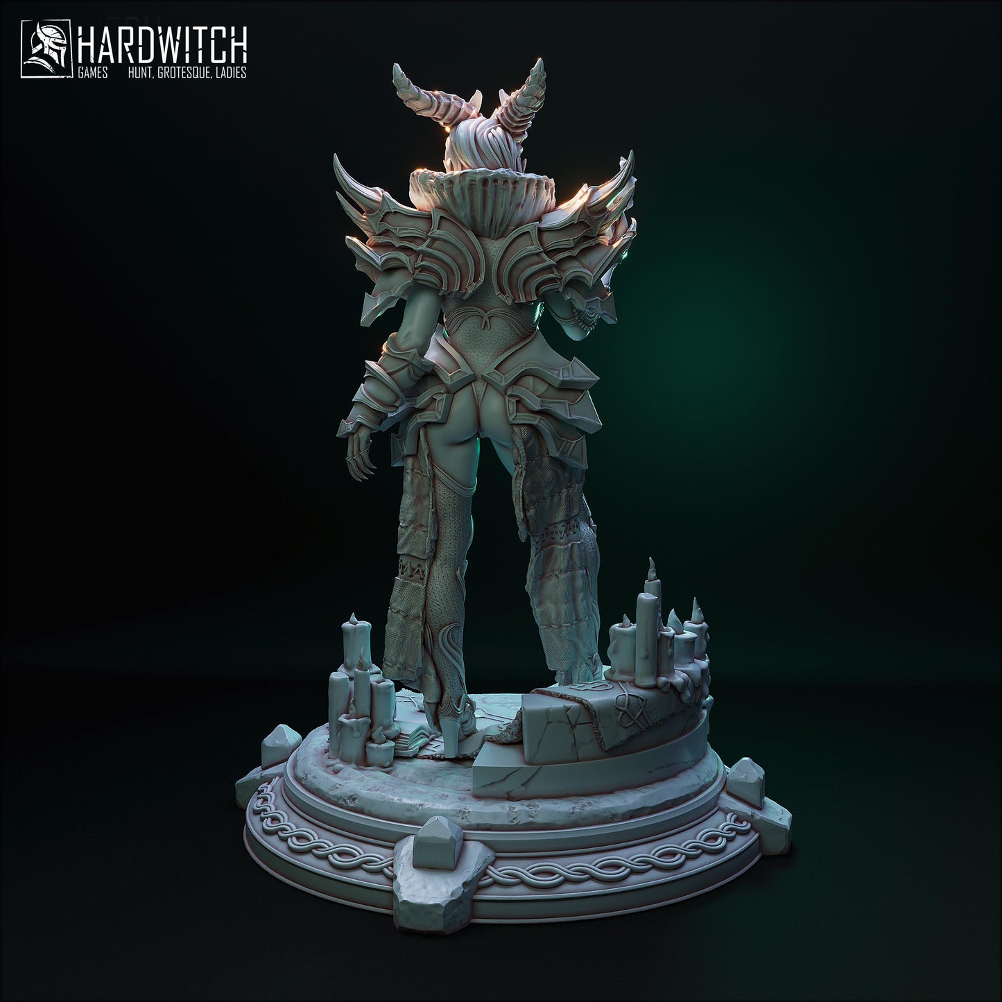 Sardora Vanhim Miniature (Standard & NSFW Variations) - HardWitch Games - 28mm / 32mm / 36mm / 75mm / 100mm