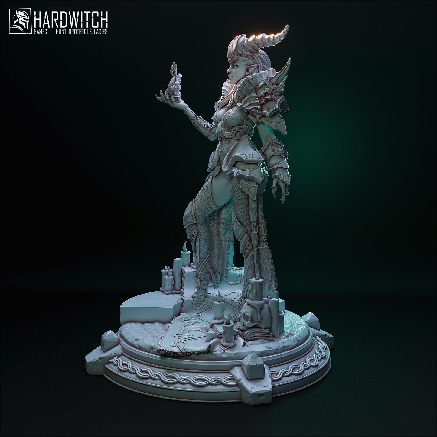 Sardora Vanhim Miniature (Standard & NSFW Variations) - HardWitch Games - 28mm / 32mm / 36mm / 75mm / 100mm