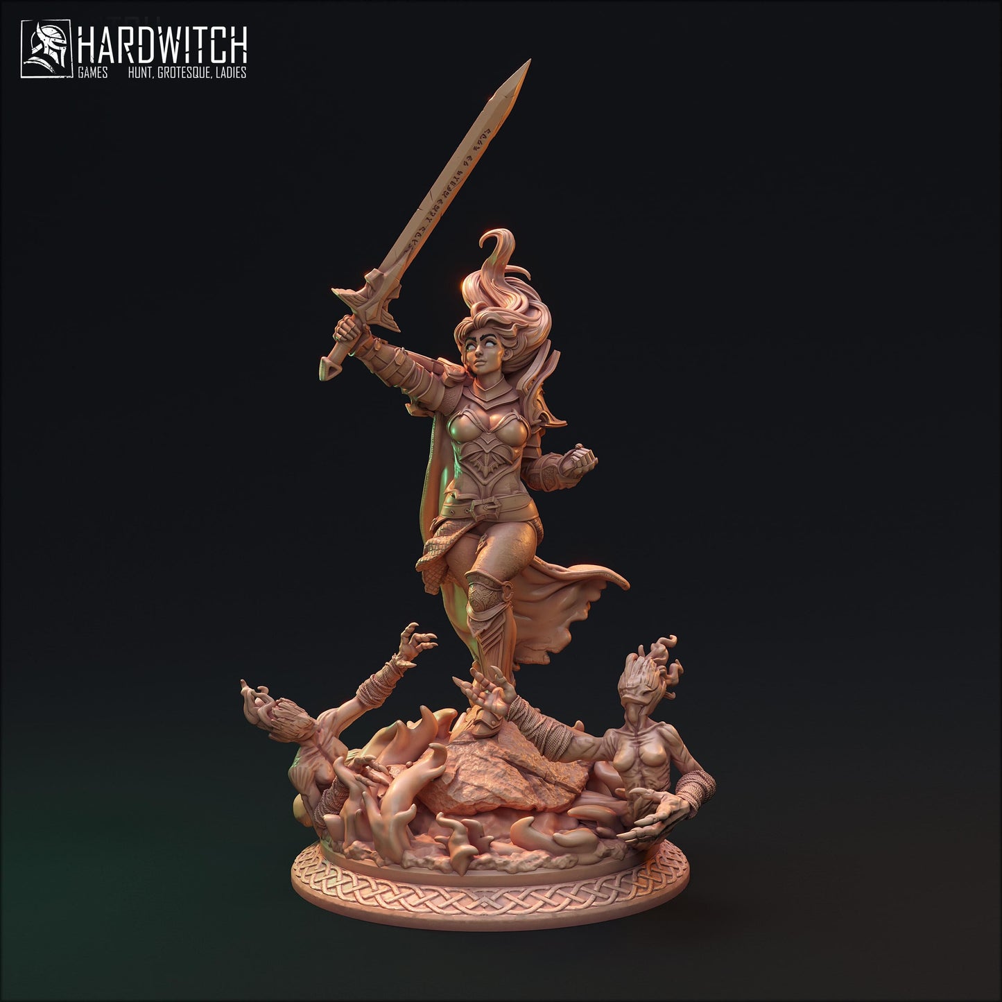 Vekhir Dettar Miniature (Standard & NSFW Variations) - HardWitch Games - 28mm / 32mm / 36mm / 75mm