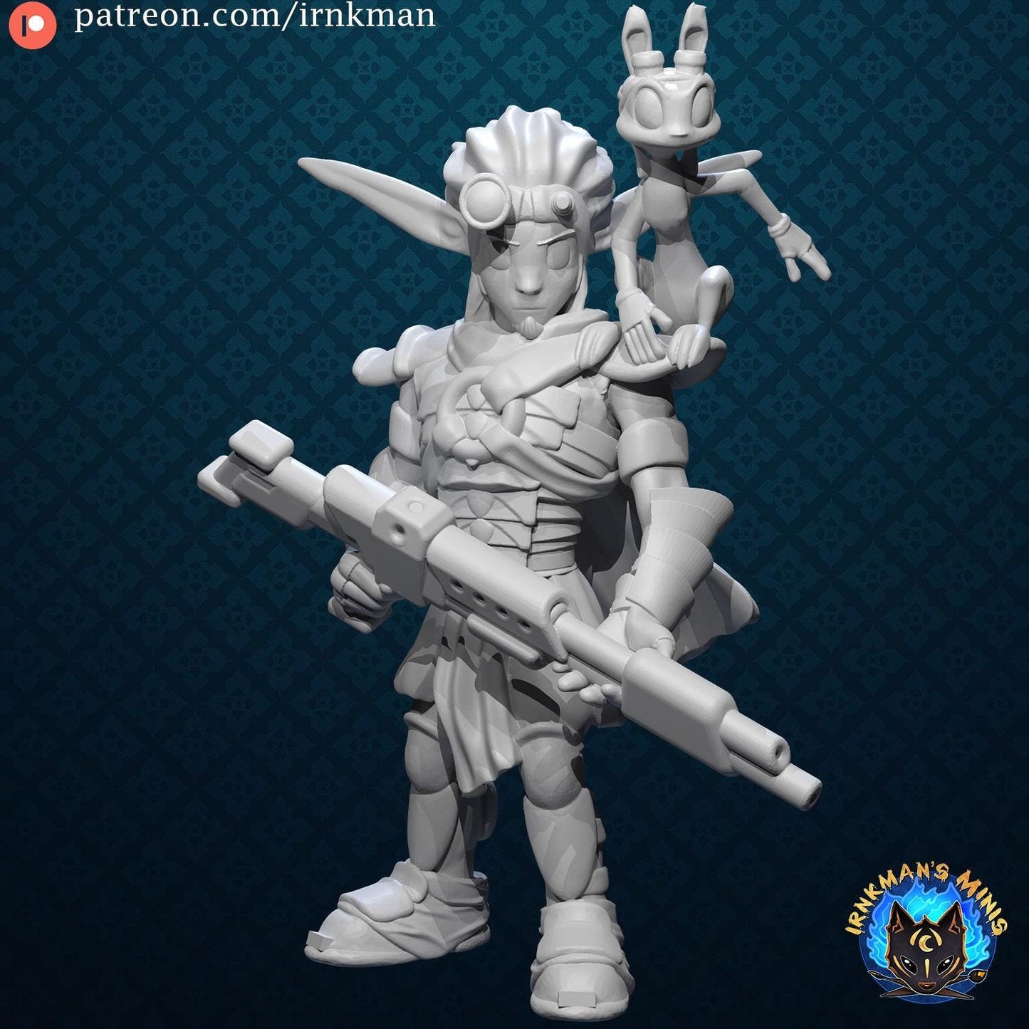 Precursor Pals Miniature - Irnkman's Minis - 28mm / 32mm / 36mm