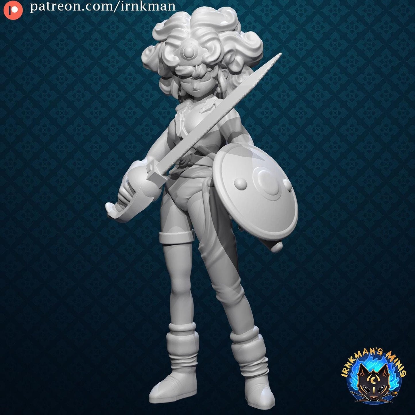 Sofia Miniature - Irnkman's Minis - 28mm / 32mm / 36mm