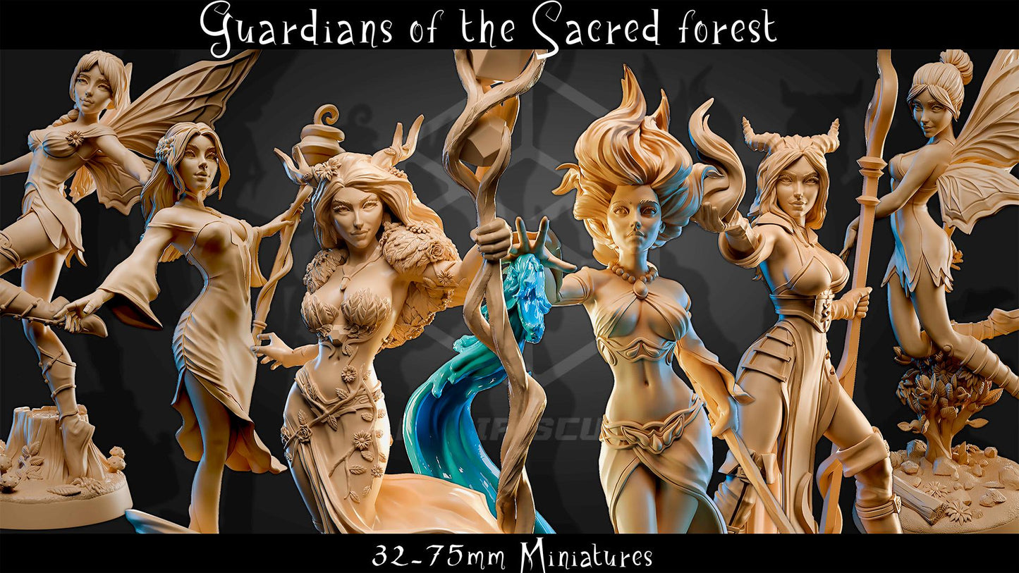 Guardians of the Sacred Forest (6 Variations) - Claudia's Gallery - 28mm / 32mm / 36mm / 75mm