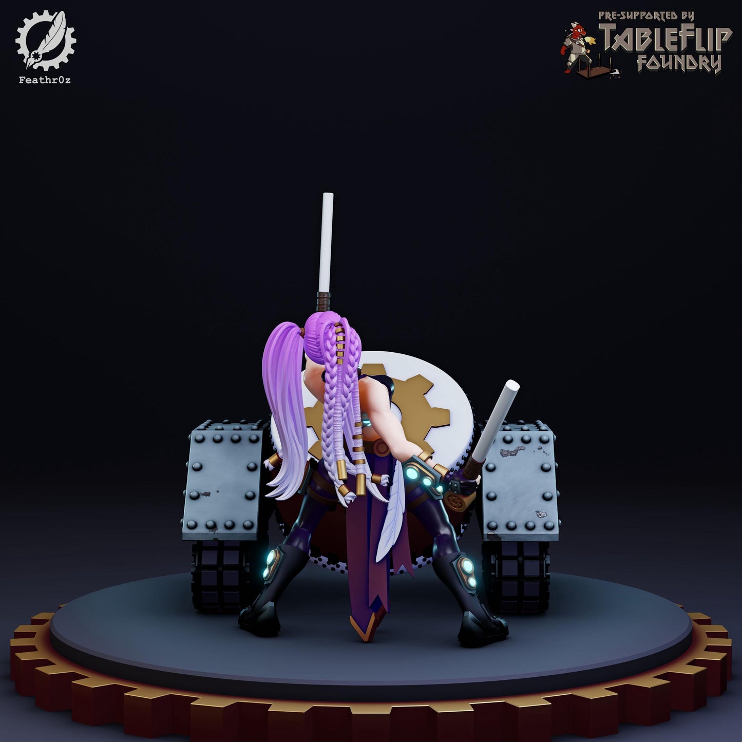 Aurora Vanguard Drummer 001 (Standard & NSFW Variations) - Feathr0z - 32mm