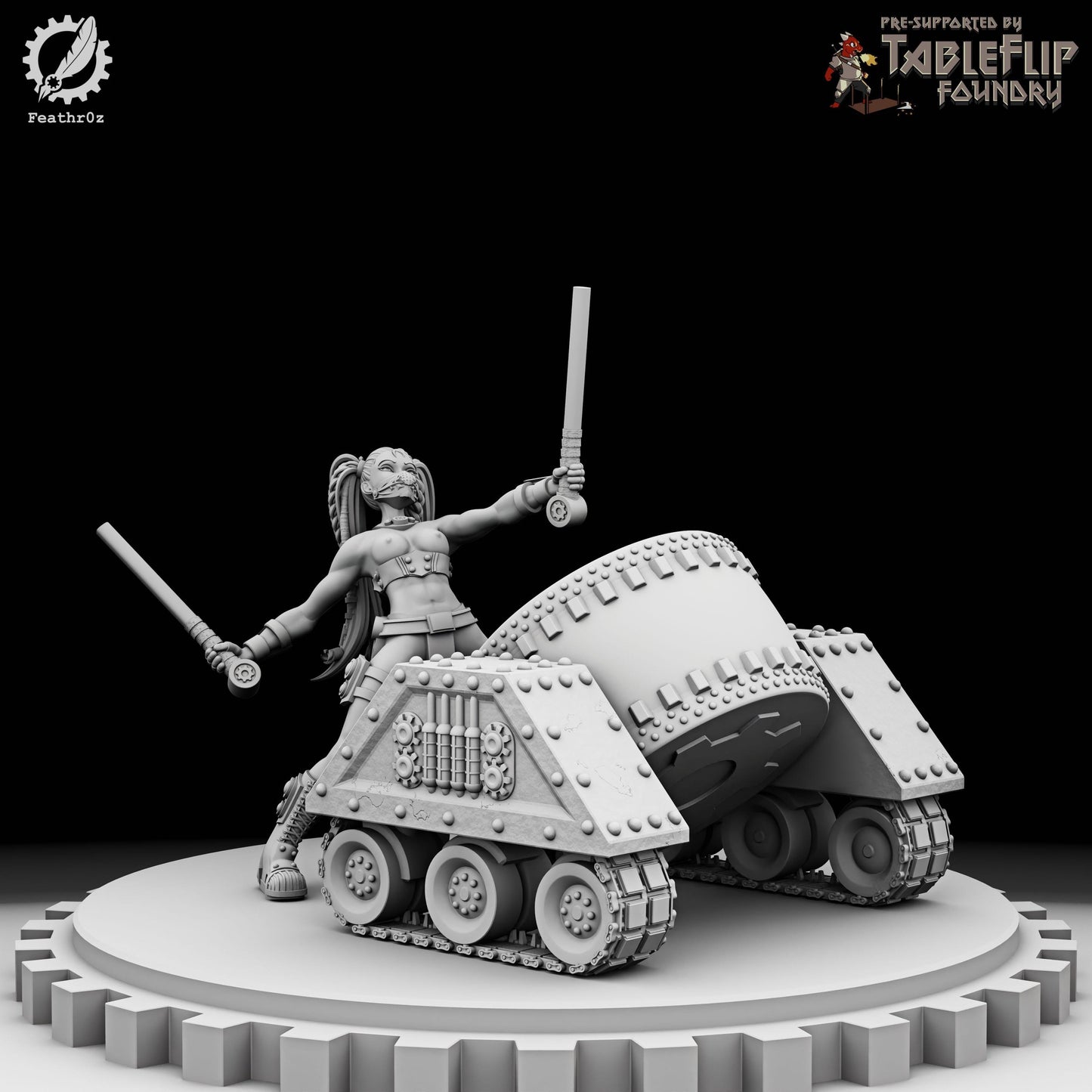 Aurora Vanguard Drummer 001 (Standard & NSFW Variations) - Feathr0z - 32mm