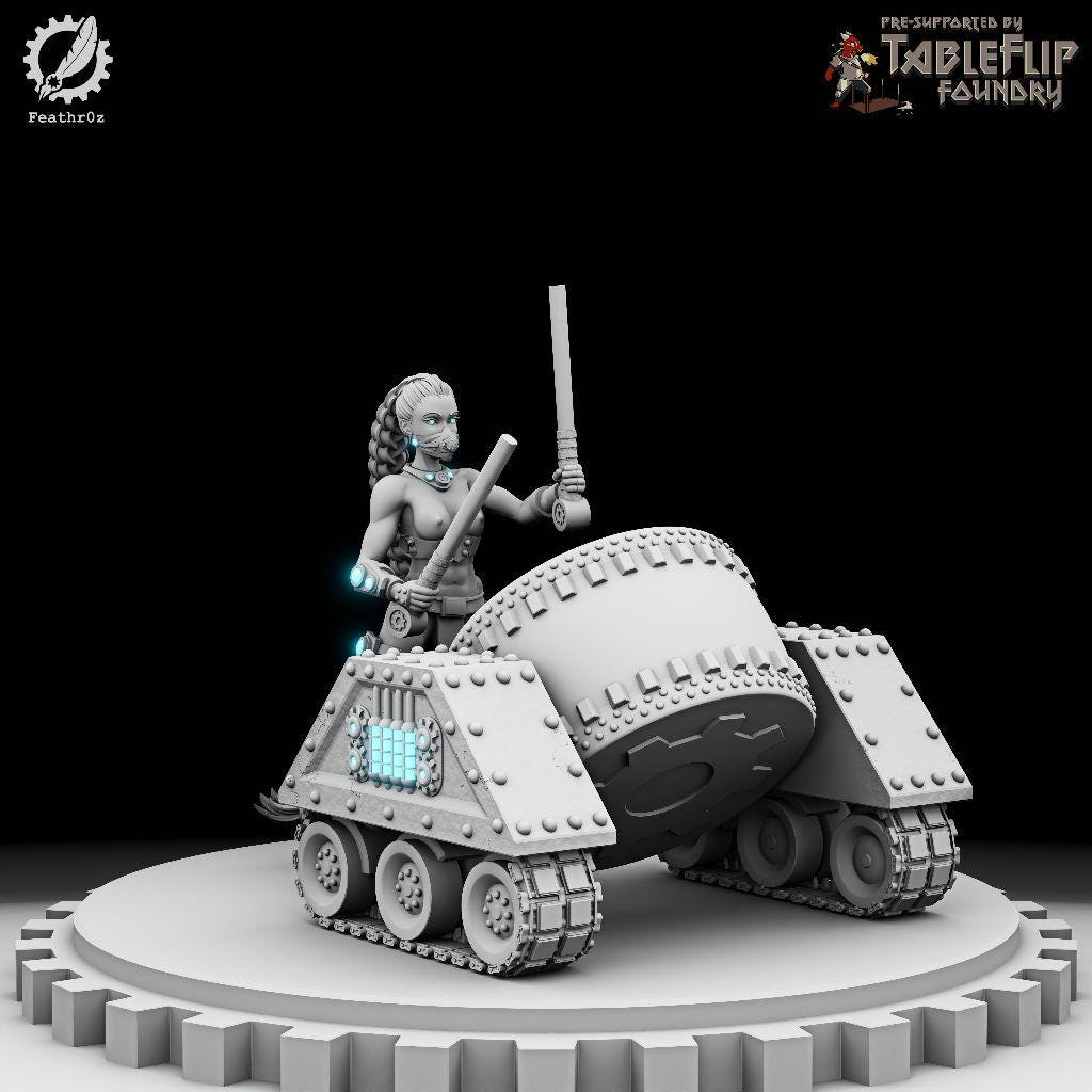 Aurora Vanguard Drummer 002 (Standard & NSFW Variations) - Feathr0z - 32mm