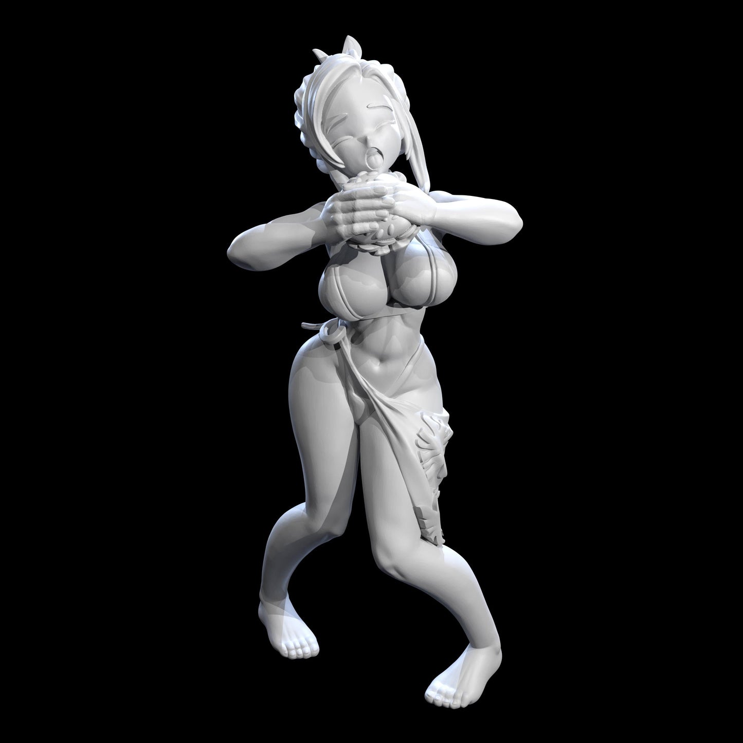 Discipline Matron Miniature (Standard, Totem, & Beach Variations) - Juancho's Minis - 28mm / 32mm / 36mm / 75mm