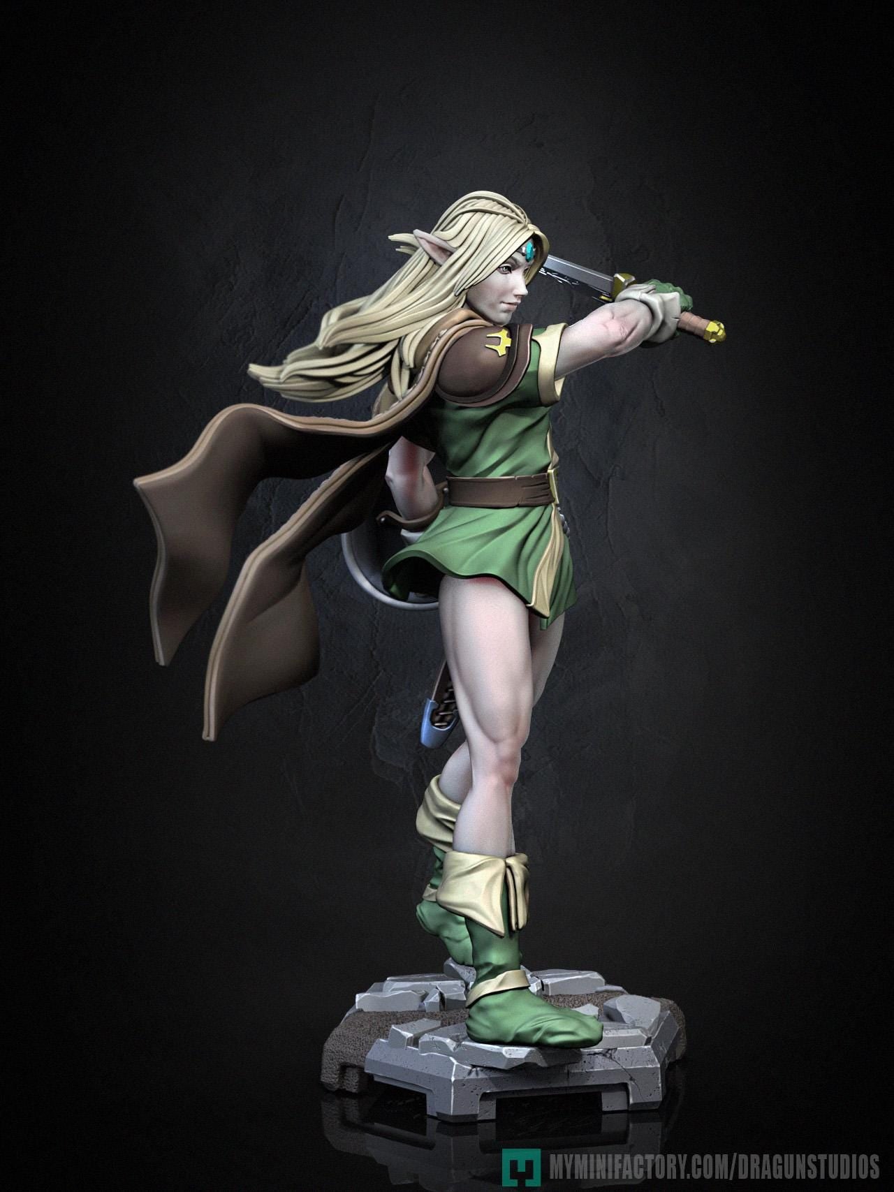 Lucia Miniature - DraGun Studios - 28mm / 32mm / 36mm / 75mm