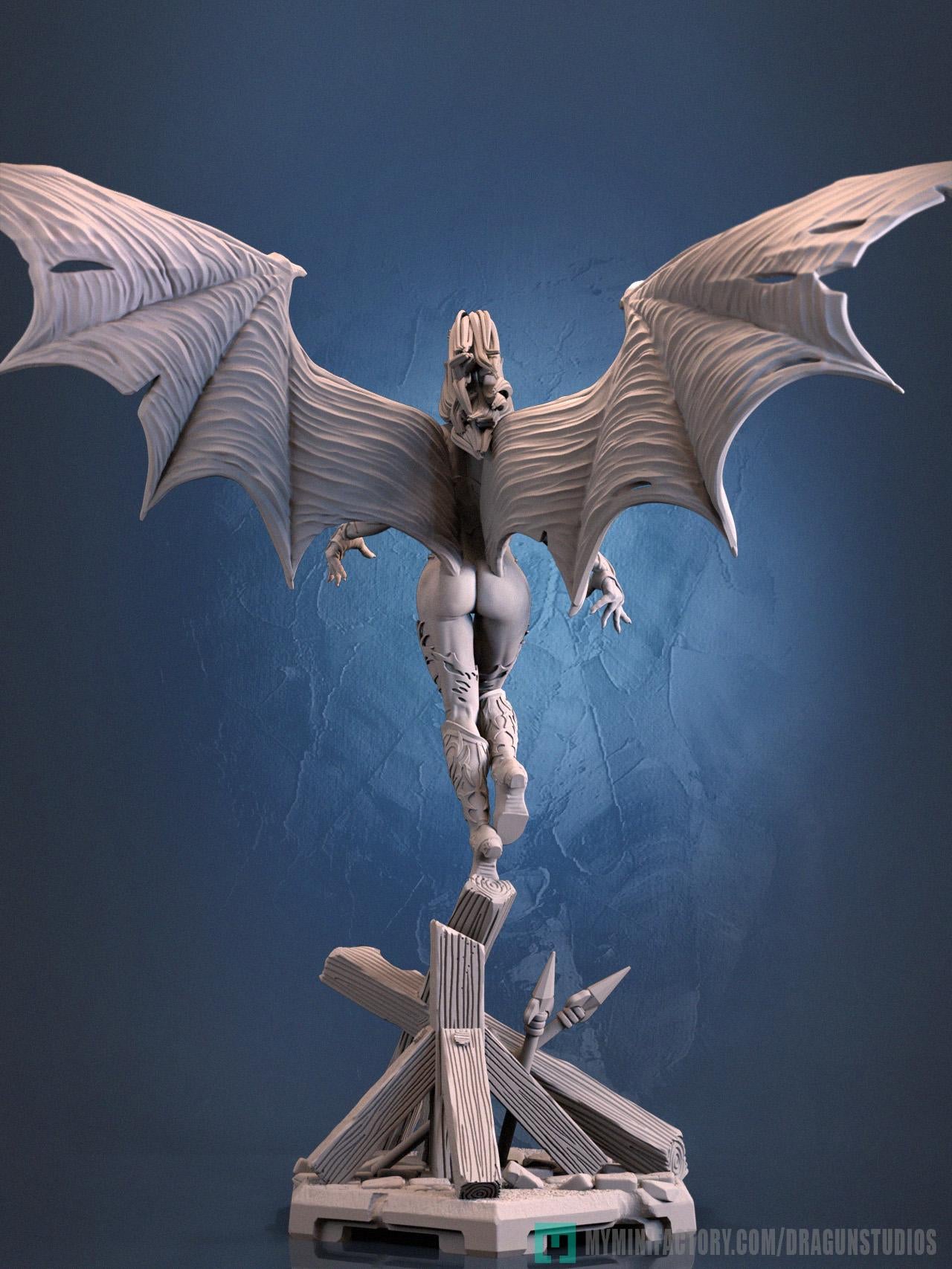 Succubus Miniature - DraGun Studios - 80mm / 155mm
