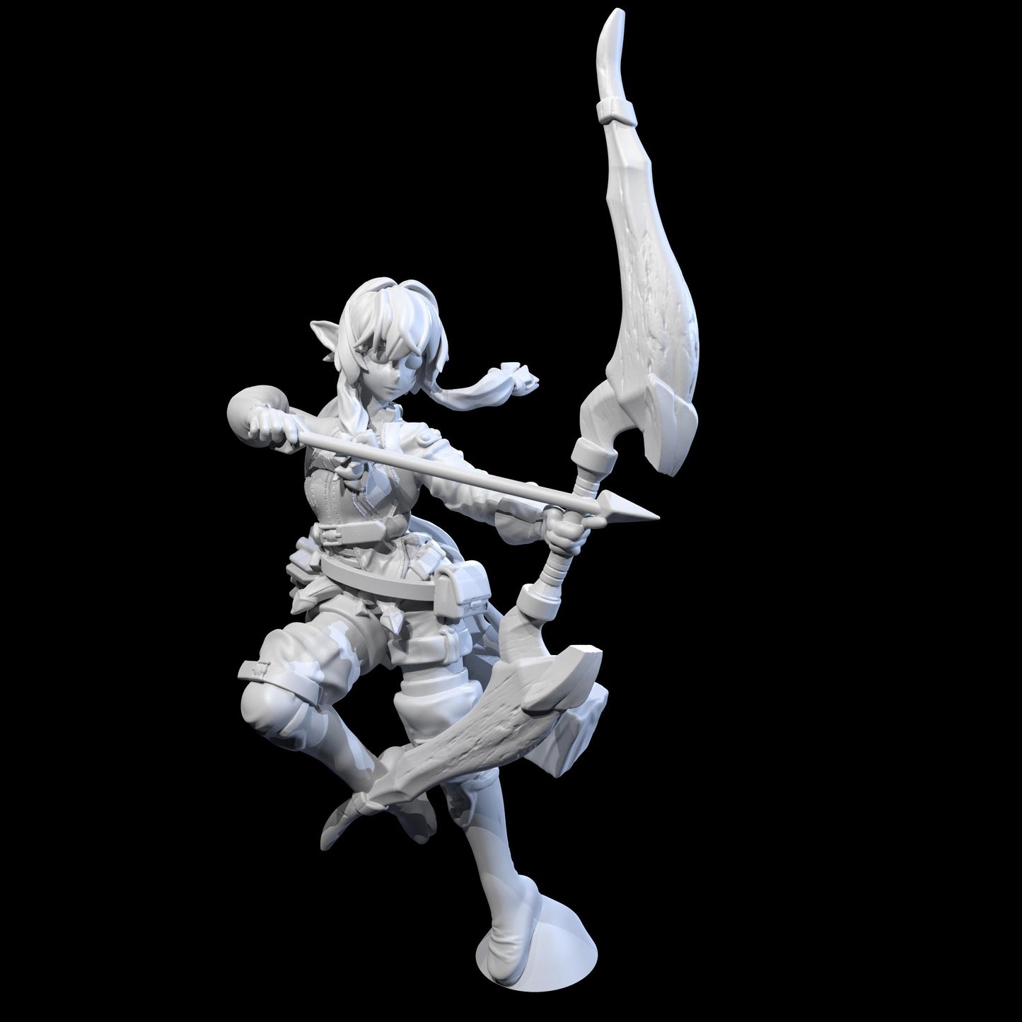 Elven Archer Miniature - Unlimited Fantasy Minis - 28mm / 32mm / 36mm