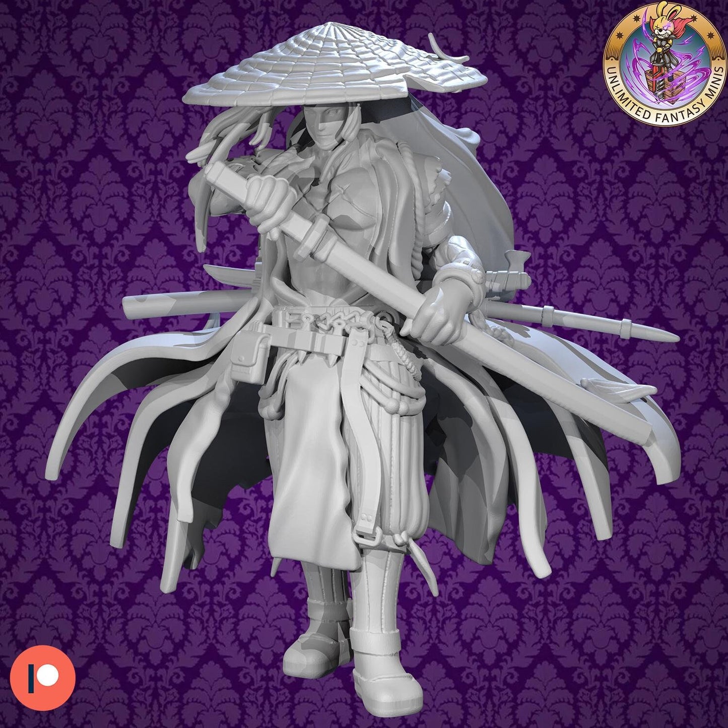 Omniblade Miniature - Unlimited Fantasy Minis - 28mm / 32mm / 36mm