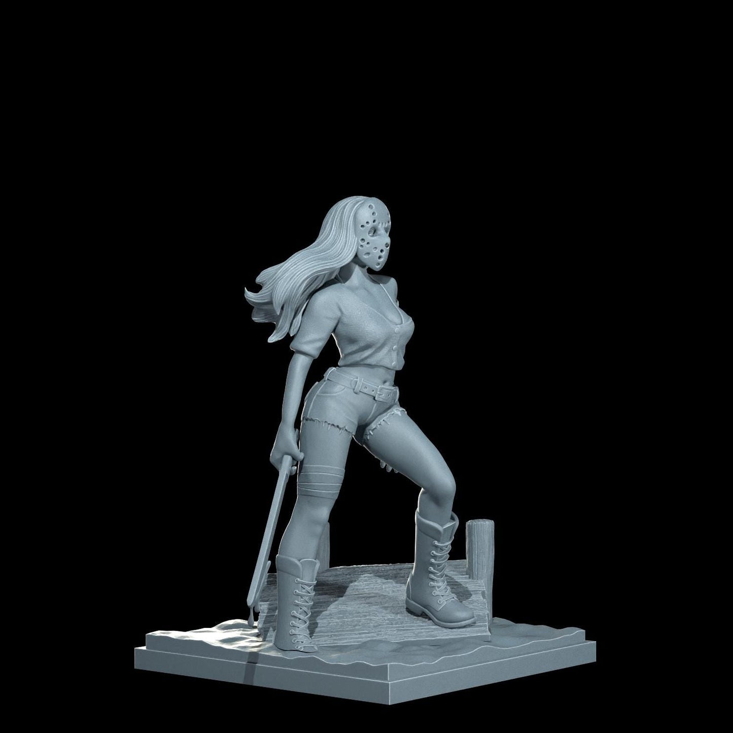 Summertime Slasher Miniature (Standard & NSFW Variations) - Cosmondo - 28mm / 32mm / 36mm / 75mm / 120mm