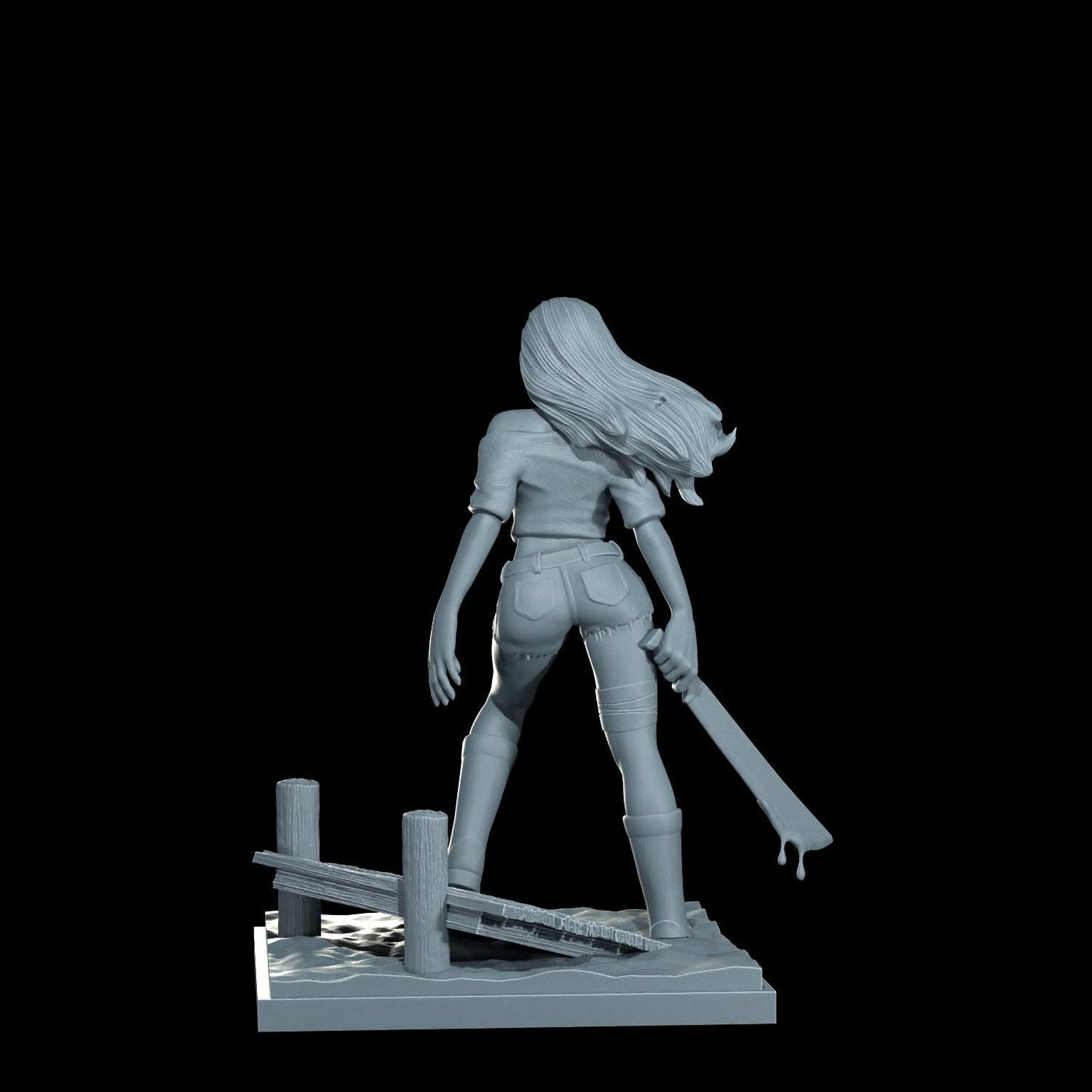 Summertime Slasher Miniature (Standard & NSFW Variations) - Cosmondo - 28mm / 32mm / 36mm / 75mm / 120mm