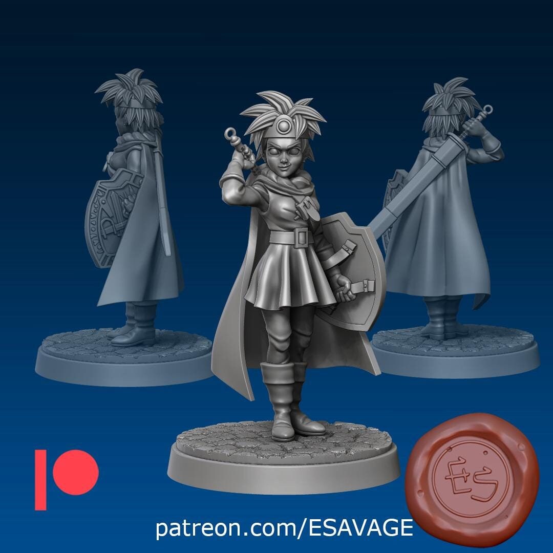 Legendary Heroine Miniature - Ethan Savage Studios - 28mm / 32mm / 36mm