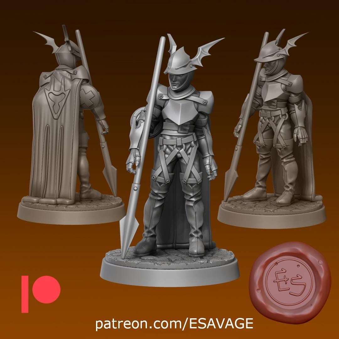 Dragoon Miniature - Ethan Savage Studios - 28mm / 32mm / 36mm
