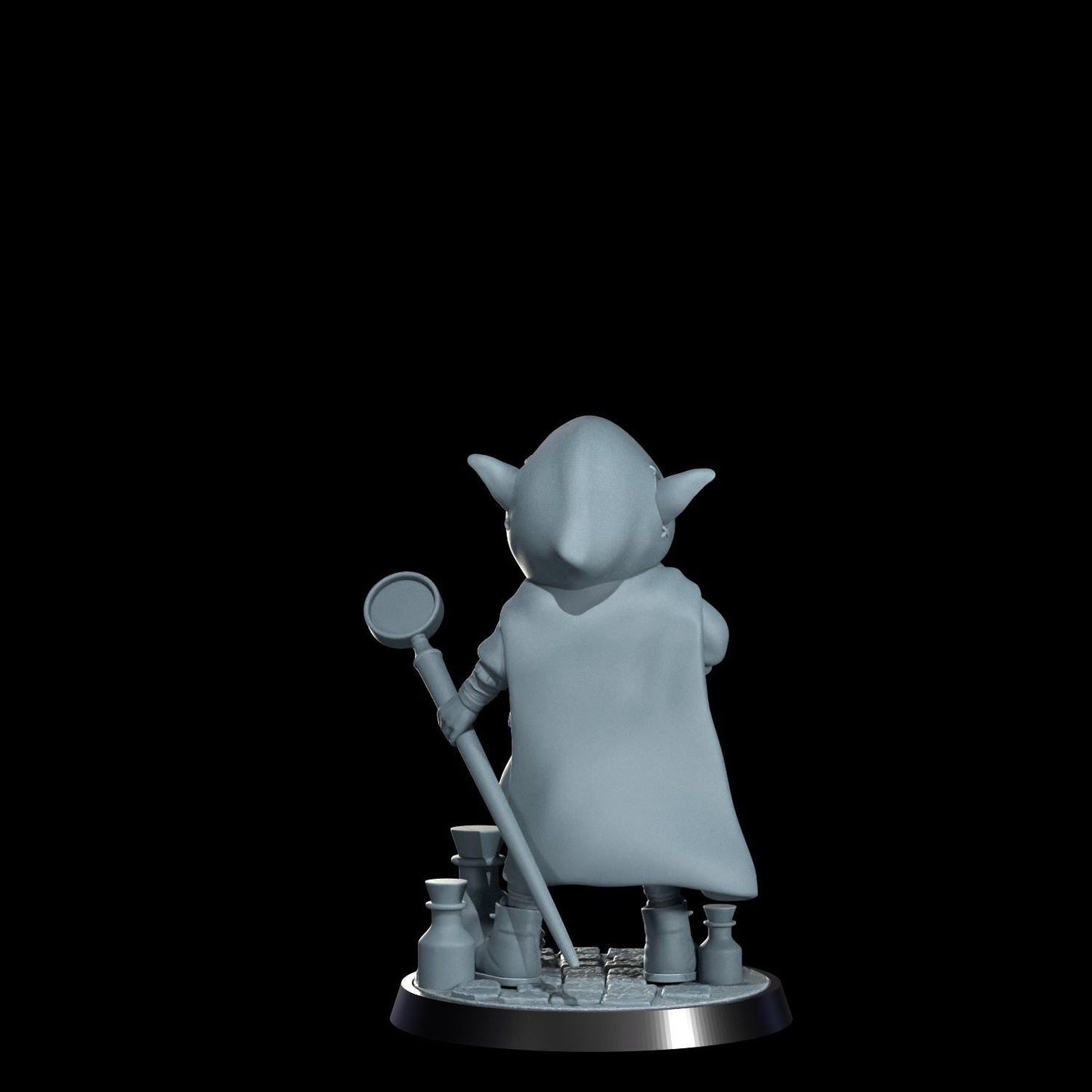 Gnome Artificer Figure (Alternate Weapon Variations) - Cosmondo - 75mm / 120mm
