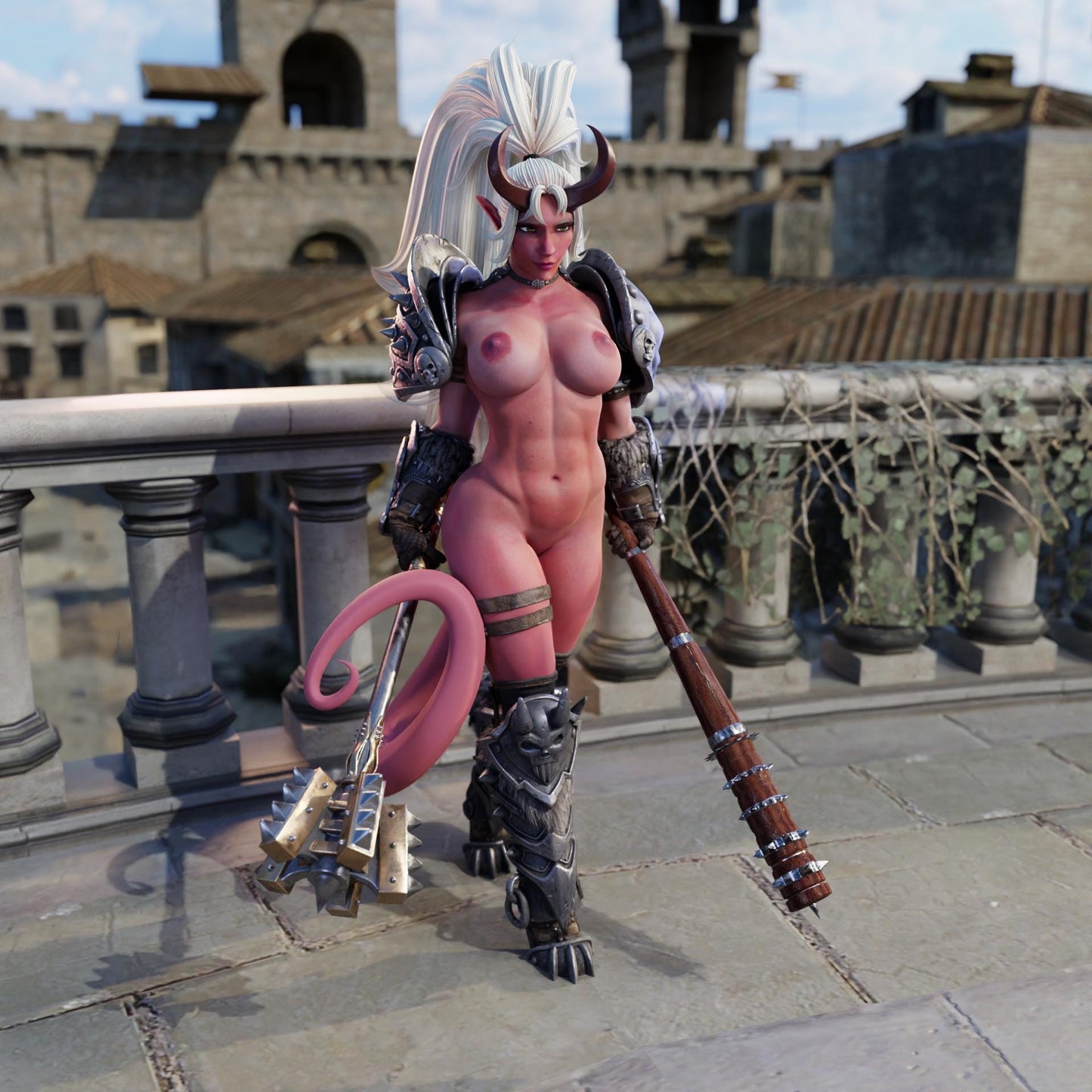 Champion Erythra Miniature (Standard & NSFW Variations) - QB Works - 28mm / 32mm / 36mm / 75mm