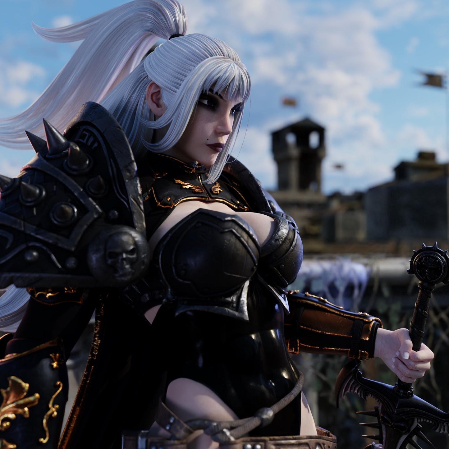 Champion Marluxia Miniature (Standard & NSFW Variations) - QB Works - 28mm / 32mm / 36mm / 75mm