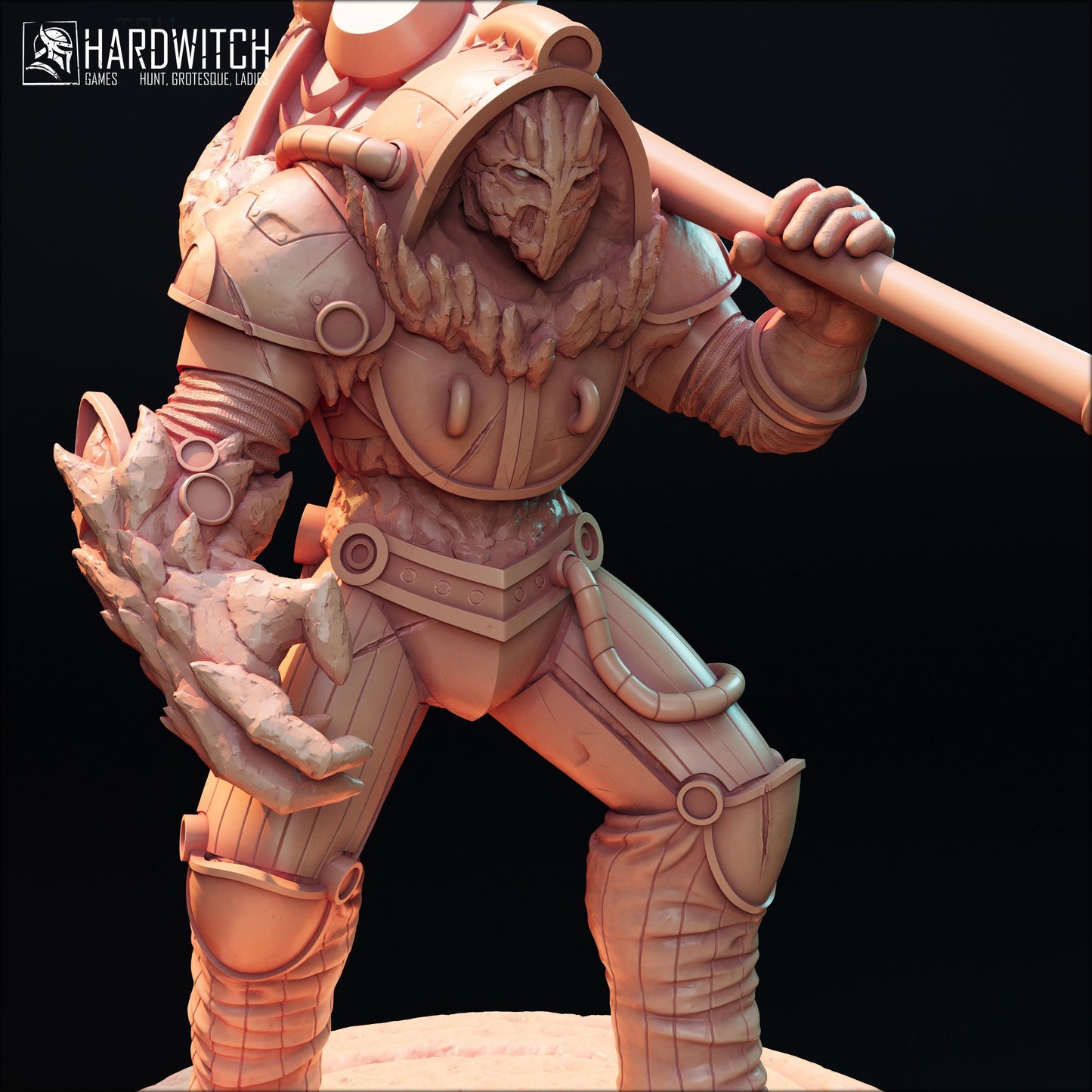 Grufor Prospector Miniature - HardWitch Games - 28mm / 32mm / 36mm