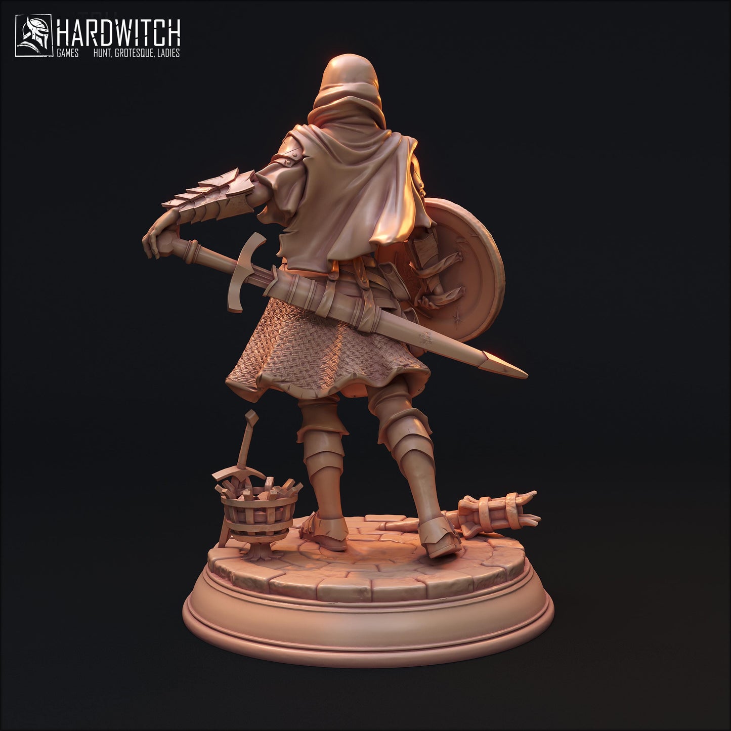 Haffad Sodilad Miniature (Standard & NSFW Variations) - HardWitch Games - 28mm / 32mm / 36mm