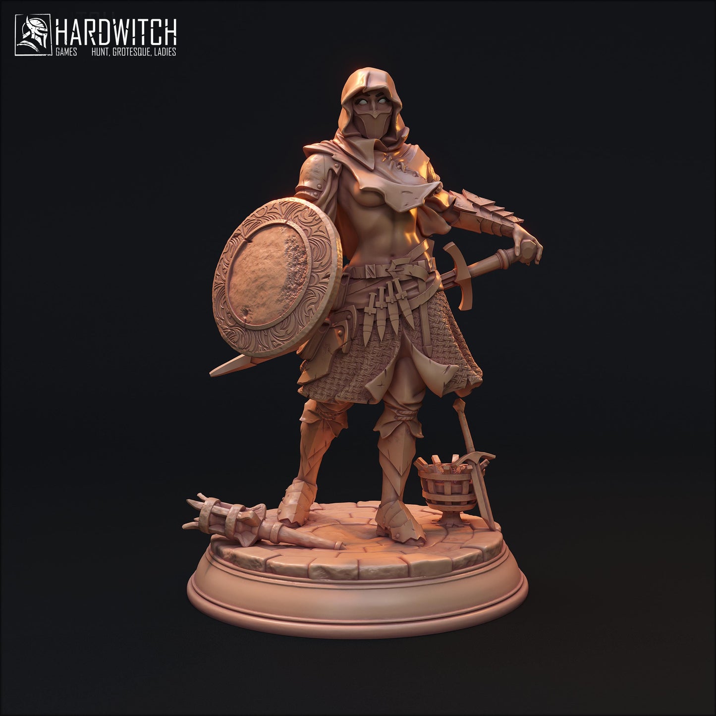 Haffad Sodilad Miniature (Standard & NSFW Variations) - HardWitch Games - 28mm / 32mm / 36mm